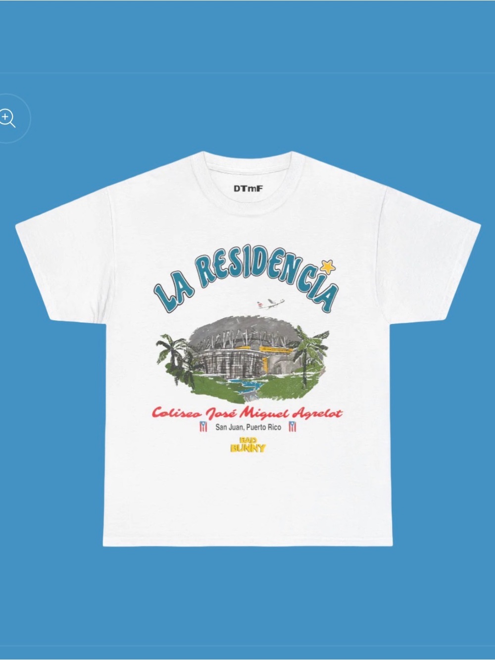 Off White Bad Bunny DTMF Tour Merch - La Residencia Tee